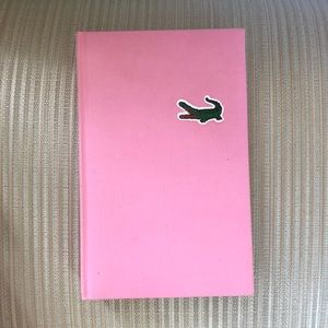 Preppy pink vintage alligator journal
